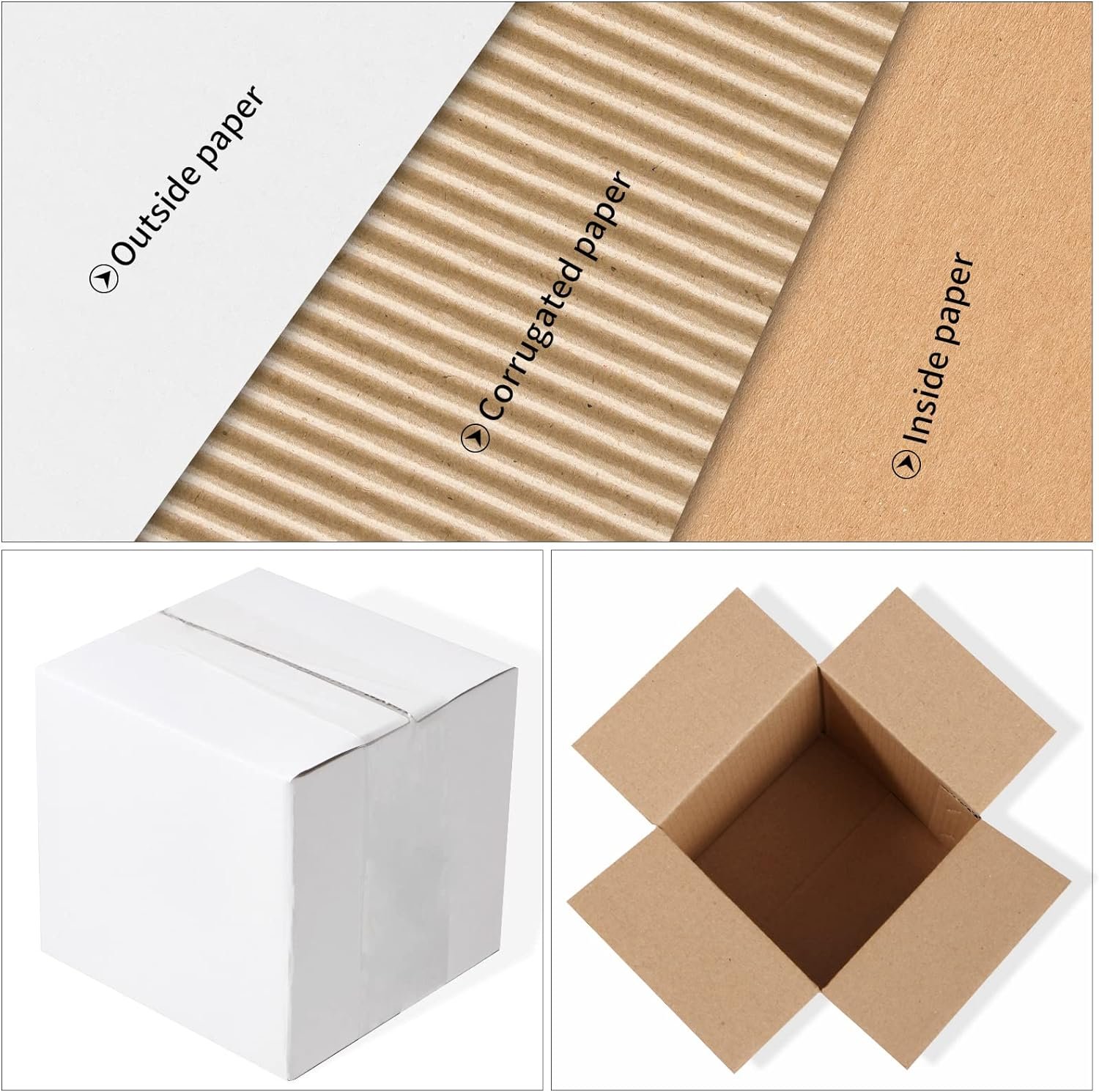 25 Packs 8x6x4 Small Cardboard Shipping Boxes for Mailing Review