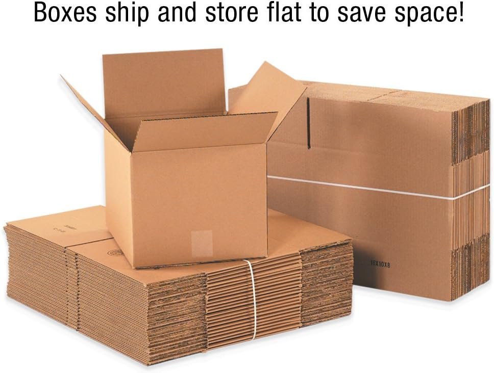 AVIDITI Shipping Boxes Medium 12L x 9W x 4H, 25-Pack | Corrugated Cardboard Box for Moving, Mailing, Packing and Storage 12x9x4