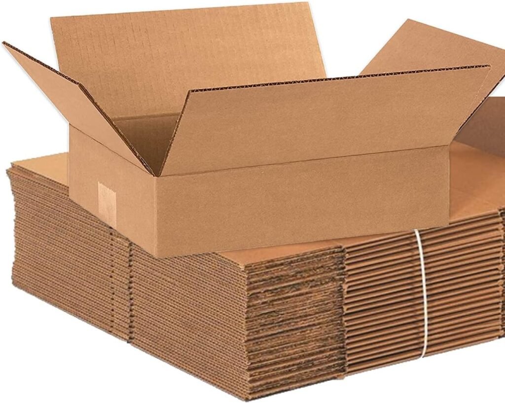 AVIDITI Shipping Boxes Medium 12L x 9W x 4H, 25-Pack | Corrugated Cardboard Box for Moving, Mailing, Packing and Storage 12x9x4