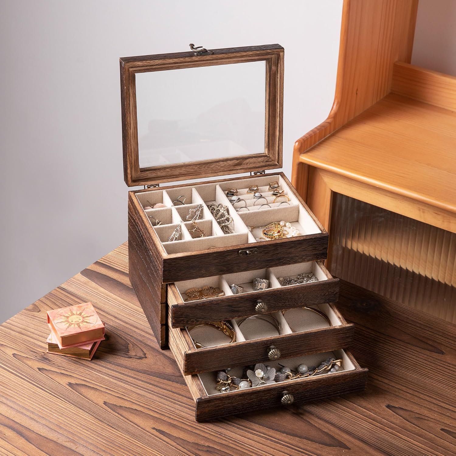 Frebeauty Wooden Jewelry Box Review